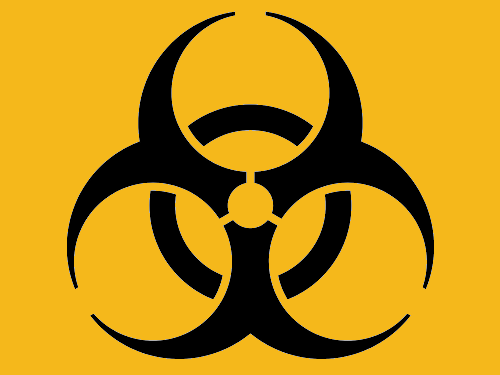 Biosecurity Specialist - a biohazard symbol