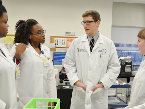 Infection Preventionist - a group of scientists in lab coats talking